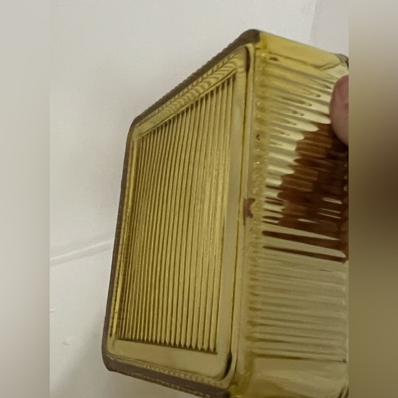 Vintage Amber Federal Glass Refrigerator Dishes - Picture 5 of 9
